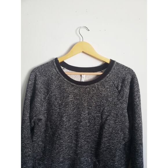 Fabletics Keeva Pullover in Black Speckle Size Large - Picture 2 of 7